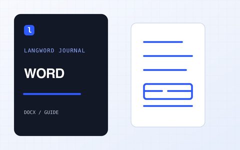 Схема документа Word с текстовыми блоками и сохранённой структурой